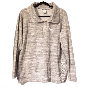 Victoria’s Secret VS PINK Cowl neck 1/4 zip sweatshirt size M